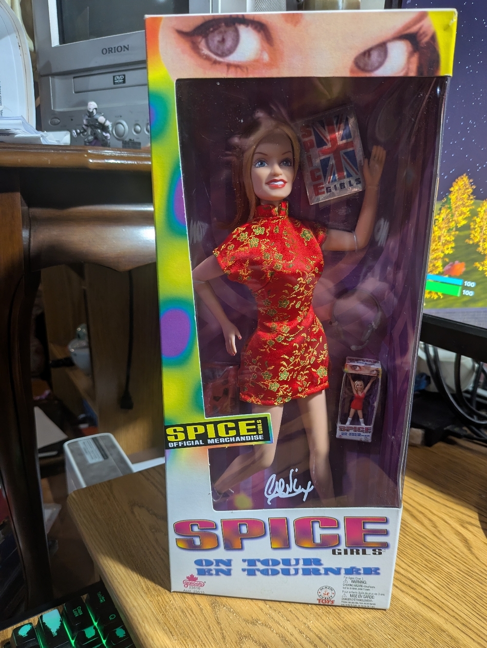 Vintage Spice Girls On Tour Geri Halliwell Ginger Spice Doll Galoob 1998